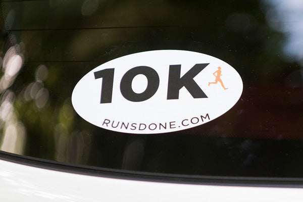 Oval Running Decal 13.1, 26.2, 5k, 8k, 10k, 15k, 20k, RUN, ITRI - Foto 4